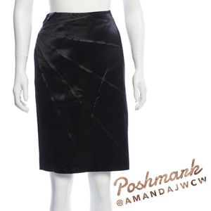 Designer Armani Black Silk Skirt 🖤